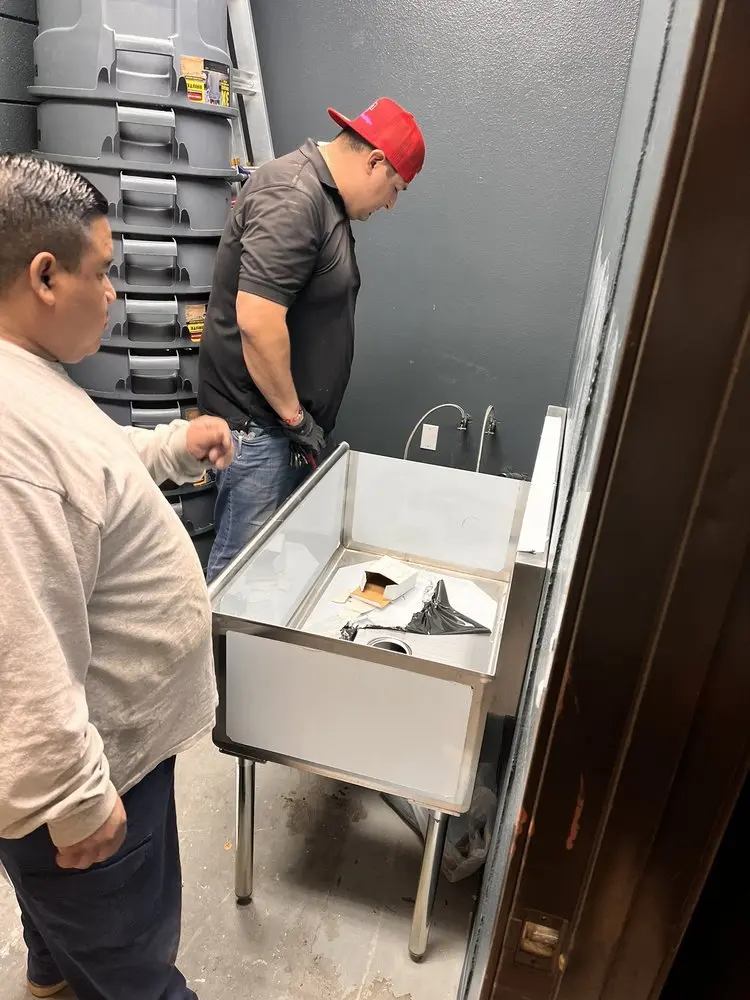 Commercial plumbing and sink installation in Colonial Park